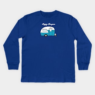 Happy Camper Kids Long Sleeve T-Shirt